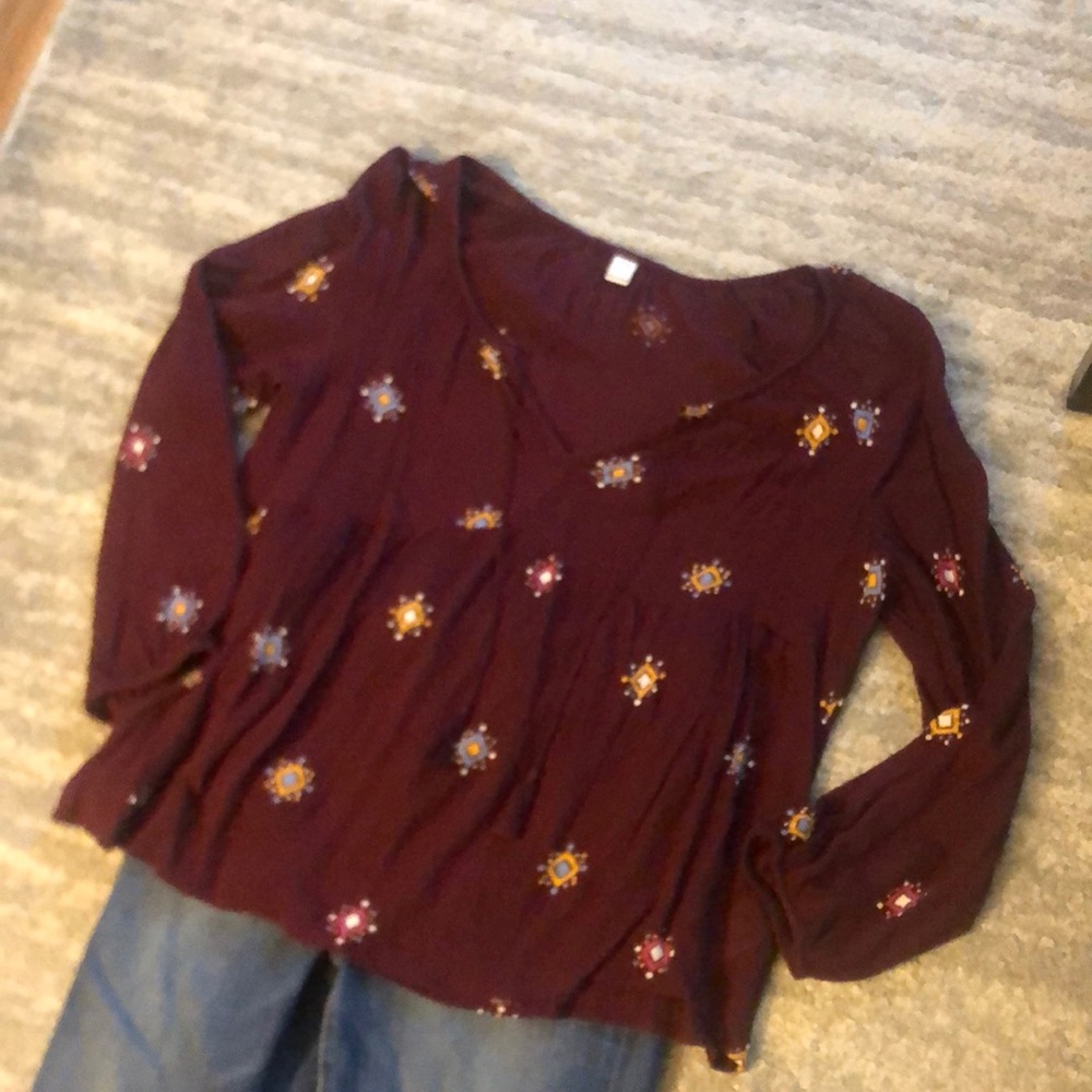 Old Navy Bohemian Style top